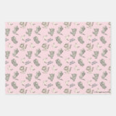 Where the Wild Things Are Pink Star Pattern ラッピングペーパーシート (正面)