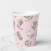 Where the Wild Things Are Pink Star Pattern 紙コップ (裏面)