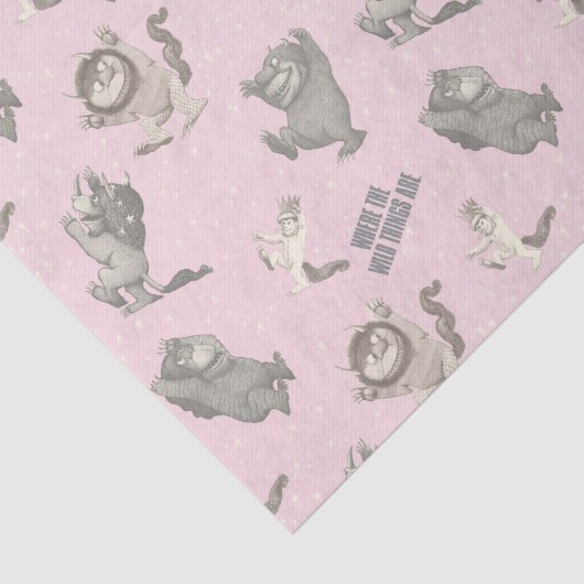 Where the Wild Things Are Pink Star Pattern 薄葉紙 (詳細)