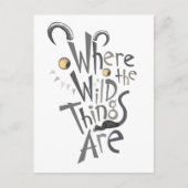 Where the Wild Things Are Quote Graphic ポストカード (正面)