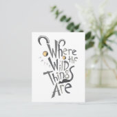 Where the Wild Things Are Quote Graphic ポストカード (スタンド正面)