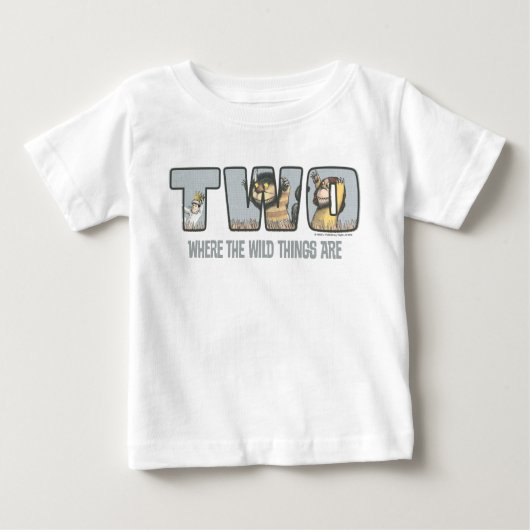 Where the Wild Things Are Second Birthday ベビーTシャツ (正面)