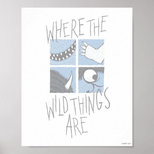 Where The Wild Things Are | Square Graphic ポスター (正面)