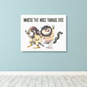 Where the Wild Things Are | Two Wild Things キャンバスプリント (インサイチュ (ウッドフロア))