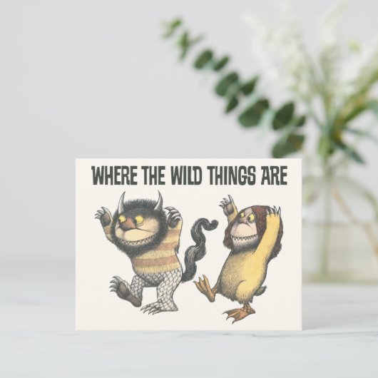 Where the Wild Things Are | Two Wild Things ポストカード (スタンド正面)