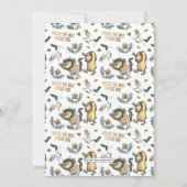 Where the Wild Things Are Wild One Photo Birthday 招待状 (裏面)