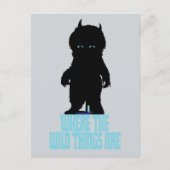 Where the Wild Things Are | Wild Thing Silhouette ポストカード (正面)
