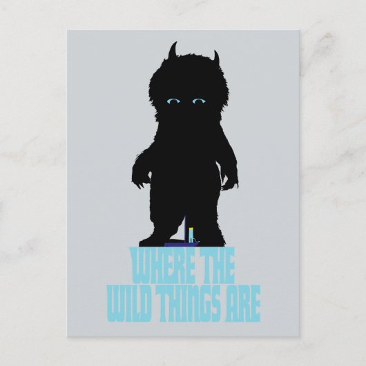 Where the Wild Things Are | Wild Thing Silhouette ポストカード (正面)