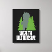 Where the Wild Things Are | Wild Thing & Trees キャンバスプリント (正面)