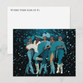 WHERE THEM FANS AT #1 ポストカード (正面/裏面)