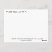 WHERE THEM FANS AT #1 ポストカード (裏面)