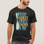 Where There's a Whisk Baking Bakery Donut Cake Bak Tシャツ (正面)