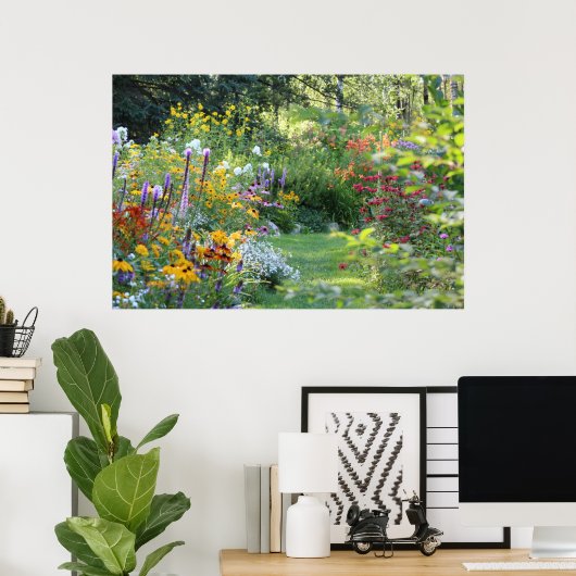 Where Three Gardens Meet 36x24 Poster ポスター (ホームオフィス)