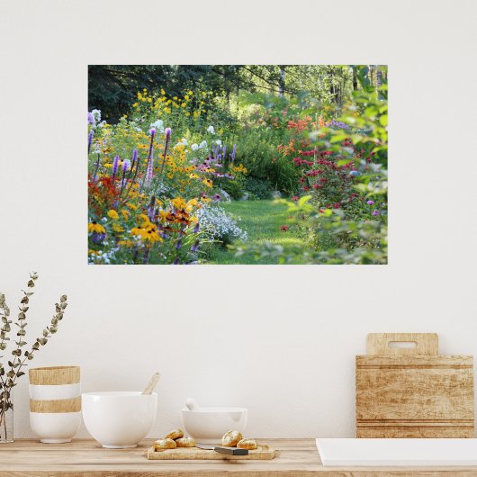 Where Three Gardens Meet 36x24 Poster ポスター (キッチン)