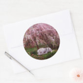 Where Unicorns Dreamステッカー ラウンドシール (封筒)