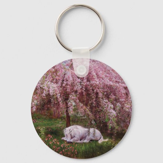 Where Unicorns Dream Art Keychain キーホルダー (正面)
