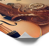 Where wordsオフ離れ – 音楽引用文 ポスター (角)