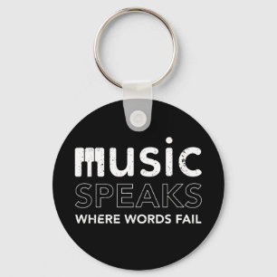 Where Words Fail Music話引用文wピアノ鍵 キーホルダー