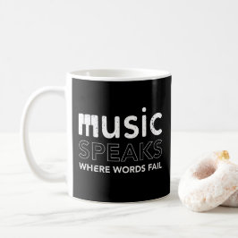 Where Words Fail Music話引用文wピアノ鍵 コーヒーマグカップ