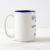 Where Words Fail Music 話 – 音楽引用文 ツートーンマグカップ (左)