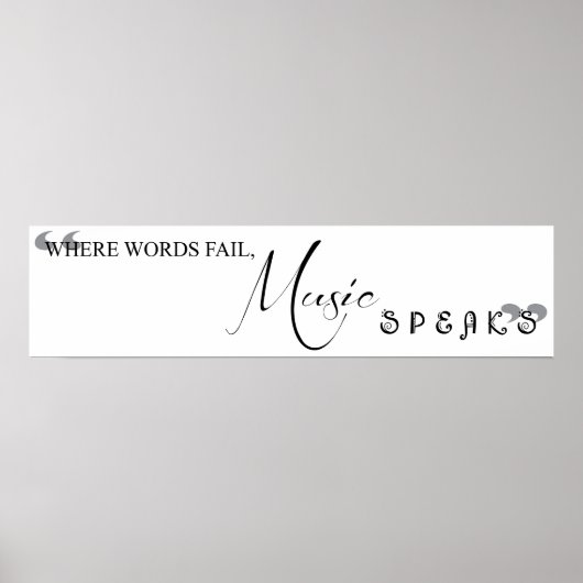 Where Words Fail, Music Speaks ポスター (正面)