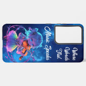 Where Words Fail, Music Speaks Samsung Galaxyケース (左側面)