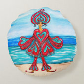 Where your Heart on your sleeve! ラウンドクッション (裏面)