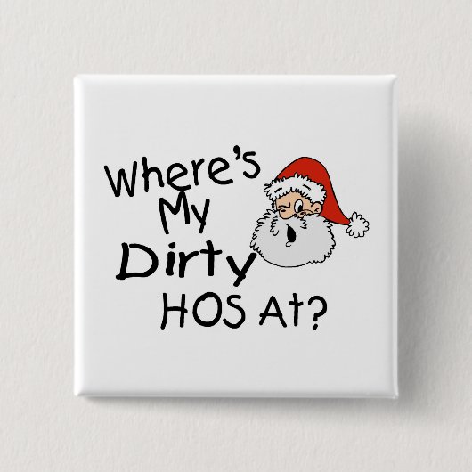 Wheres私の汚れたHosの 缶バッジ (正面)