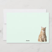 Where's Mom, Starring Taz the Cat- 5 x 7 Flat Card シーズンカード (裏面)
