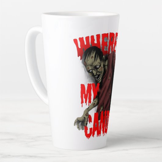 Where's My Candy  カフェラテマグ (左アングル)