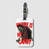 Where's My Candy  ラゲッジタグ (正面縦)