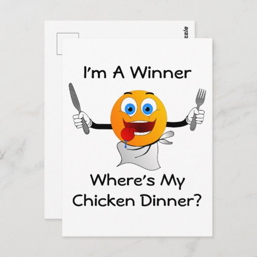 Where's My Chicken Dinner ポストカード (正面/裏面)