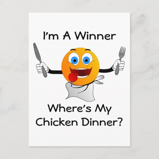 Where's My Chicken Dinner ポストカード (正面)