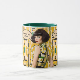 Where's My Coffee Retro Beauty 60s coffee mug マグカップ