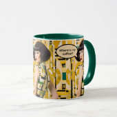 Where's My Coffee Retro Beauty 60s coffee mug マグカップ (正面右)