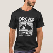 Wheres Orca Orcas Make Me Happy Tank Top Tシャツ (正面)