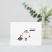 Where's the delivery Christmas Santa シーズンポストカード (スタンド正面)