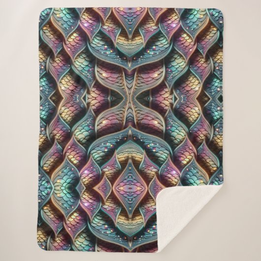 Where's The Mermaid シェルパブランケット (正面)