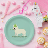 Where's the potty at? ペーパープレート (パーティー)