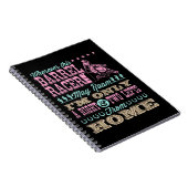 Wherever This Barrel Racer May Roam Barrel Racing ノートブック (右側)