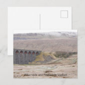 WhernsideおよびRibblehead Viaductポストカード ポストカード (正面/裏面)