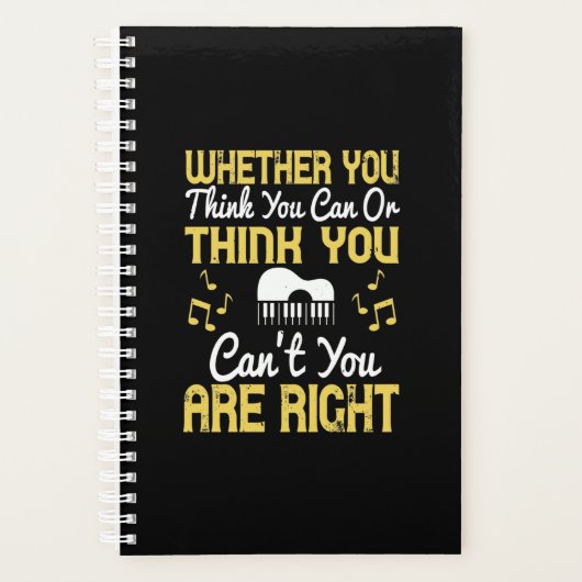 Whether You Think You Can Or Think You Can'T プランナー手帳 (正面)