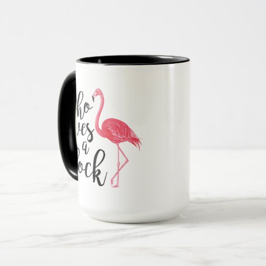 Which 与え Flock Coffee Mug マグカップ (正面左)