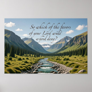 Which Favors Will You Deny? | Landscape Print ポスター