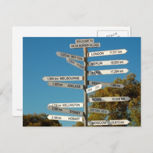 Which way? ポストカード (正面/裏面)