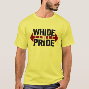 WhiDeのプライド-ぽっちゃりしたFattiesのための広いプライド Tシャツ