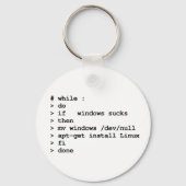 while : do キーホルダー (正面)