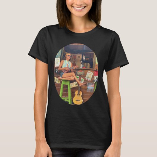 While We Can オーバル Tシャツ (正面)