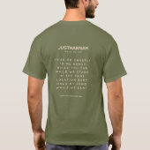 While We Can Square  Tシャツ (裏面)