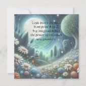 Whimical Night & Quote サンキューカード (正面)